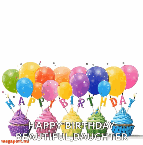 Happy Birthday Balloons GIF