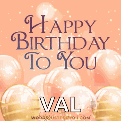Happy Birthday Balloons GIF