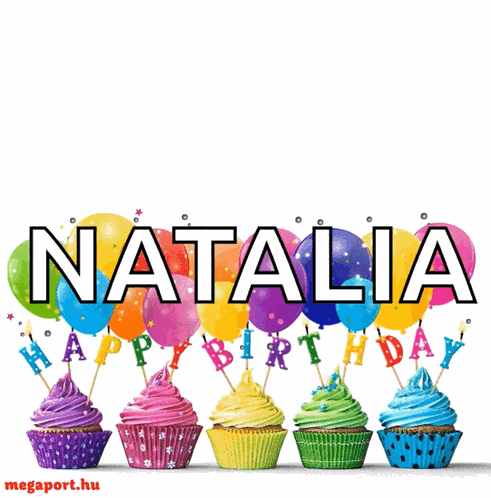 Happy Birthday Balloons GIF