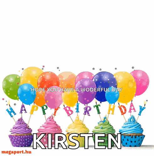 Happy Birthday Balloons GIF