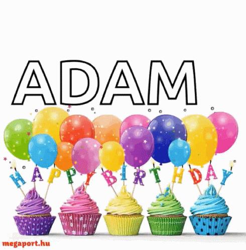 Happy Birthday Balloons GIF