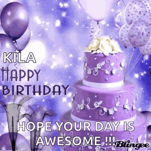 Happy Birthday Balloons GIF