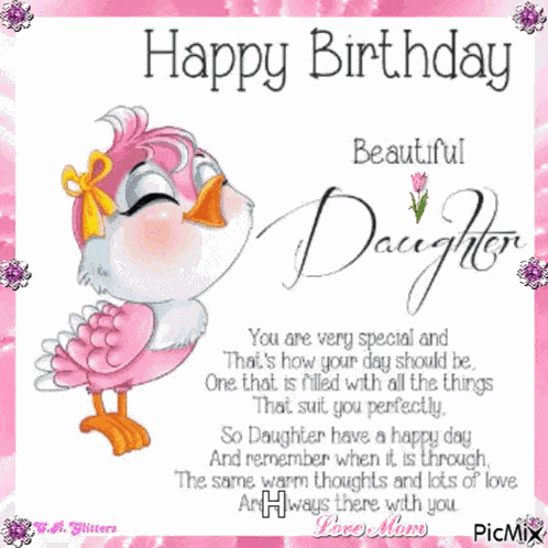 Happy Birthday Bird GIF