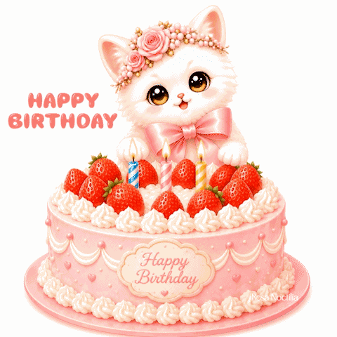 Happy Birthday Birthday Cake GIF