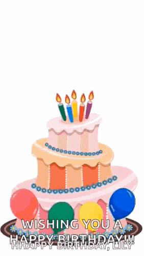 Happy Birthday Birthday Cake GIF