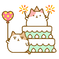 Happy Birthday Birthday Cake Sticker