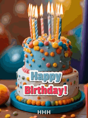 Happy Birthday Birthday Cake GIF