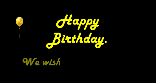 Happy Birthday Birthday Greetings GIF