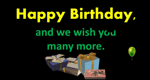 Happy Birthday Birthday Greetings GIF