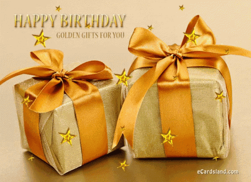 Happy Birthday Birthday Presents GIF