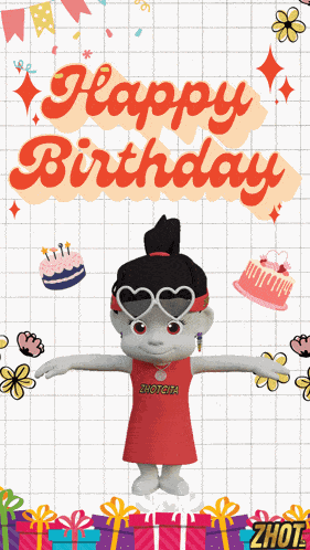Happy Birthday Birthday Wishes GIF