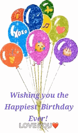 Happy Birthday Birthday Wishes GIF