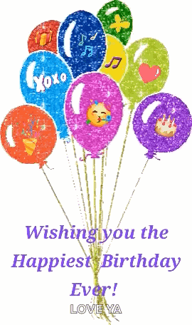 Happy Birthday Birthday Wishes GIF