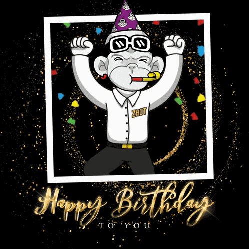 Happy Birthday Birthday Wishes GIF