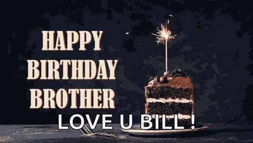 Happy Birthday Brother Hbd GIF