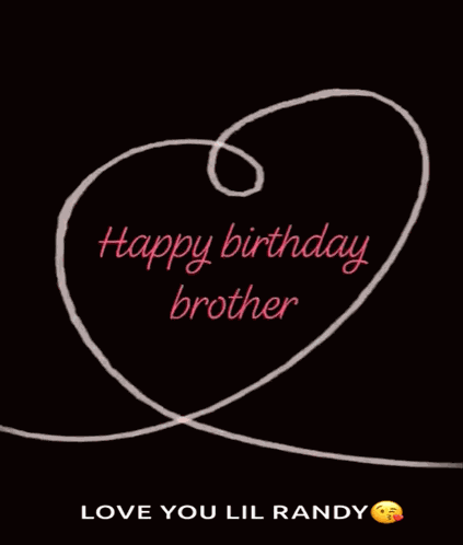 Happy Birthday Brother Love GIF