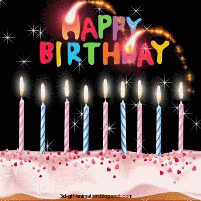 Happy Birthday Cake GIF