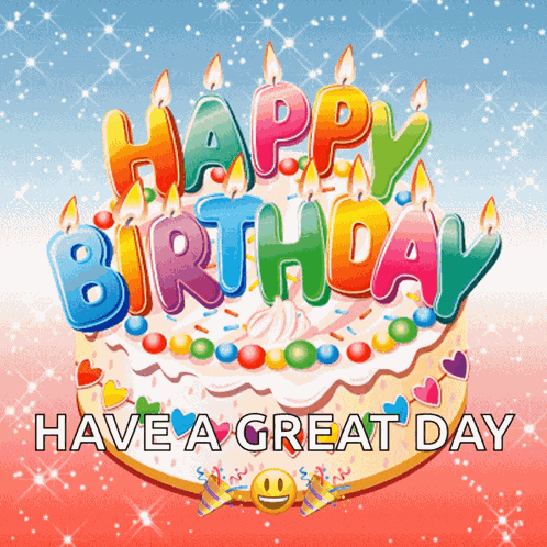 Happy Birthday Cake GIF