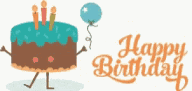 Happy Birthday Cake GIF