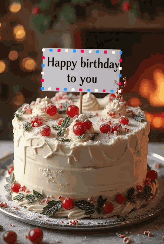 Happy Birthday Cake GIF