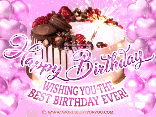 Happy Birthday Cake GIF