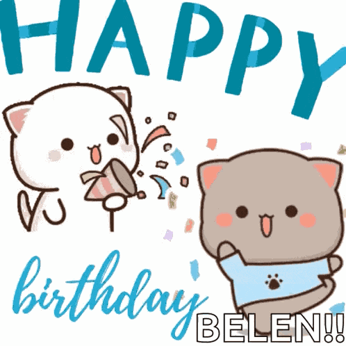 Happy Birthday Cat GIF