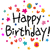 Happy Birthday Celebration Sticker