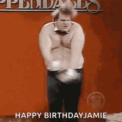 Happy Birthday Chris Farley GIF