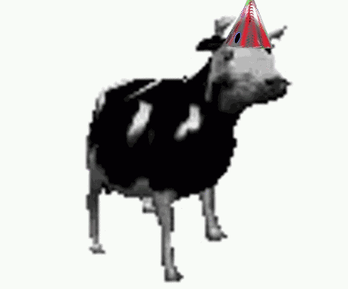 Happy Birthday Cow GIF