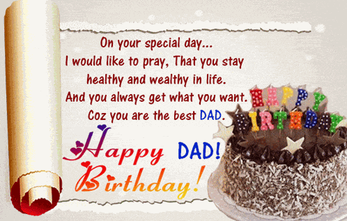 Happy Birthday Dad GIF