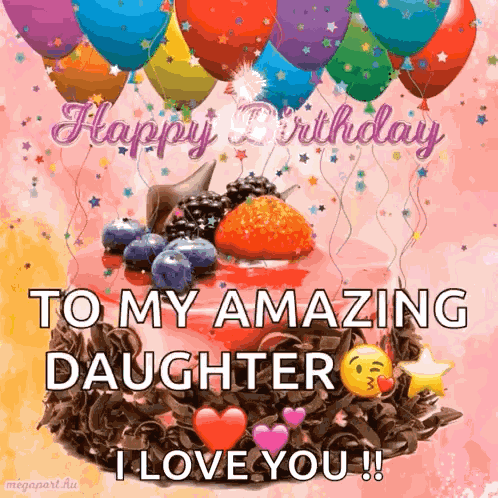 Happy Birthday Daughter Happy Birthday Daughter In Law GIF