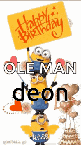 Happy Birthday Deon GIF