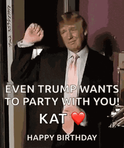 Happy Birthday Donald Trump GIF