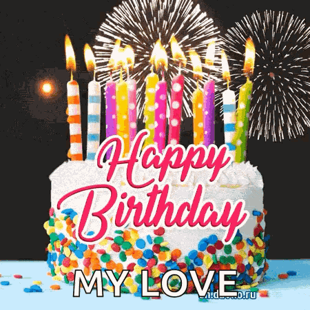 Happy Birthday Fireworks Kids Happy Birthday GIF