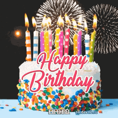 Happy Birthday Fireworks Kids Happy Birthday GIF