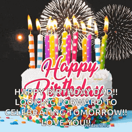 Happy Birthday Fireworks Kids Happy Birthday GIF