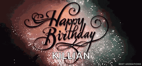 Happy Birthday Fireworks GIF