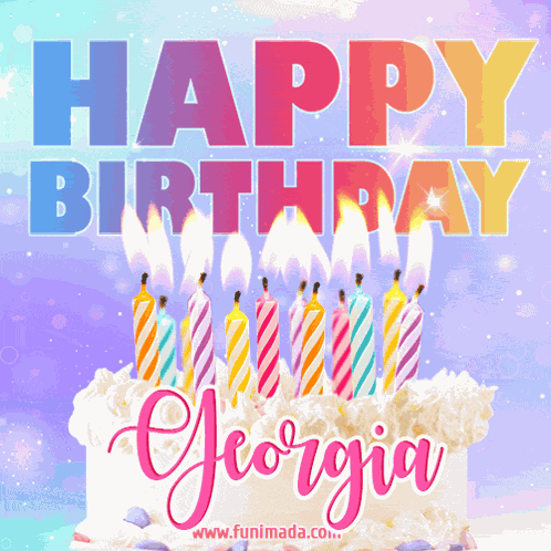 Happy Birthday Georgia GIF