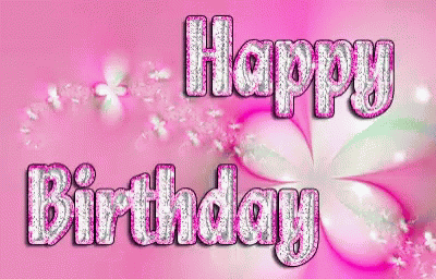 Happy Birthday Glitter GIF