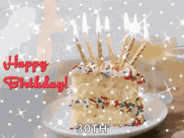 Happy Birthday Happy Birthday Cake GIF