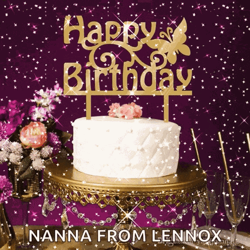 Happy Birthday Happy Birthday Cake GIF