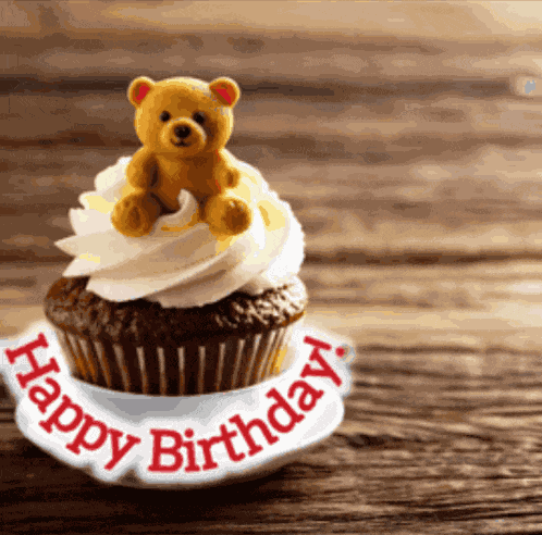 Happy Birthday Happy Birthday Cupcake GIF