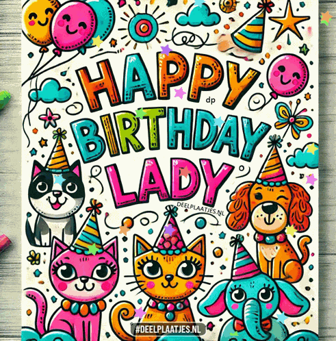 Happy Birthday Happy Birthday Woman GIF