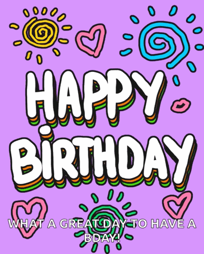 Happy Birthday Hbd GIF