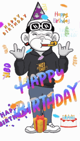 Happy Birthday Hbd GIF