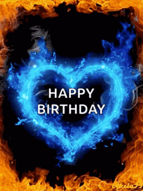 Happy Birthday Heart GIF
