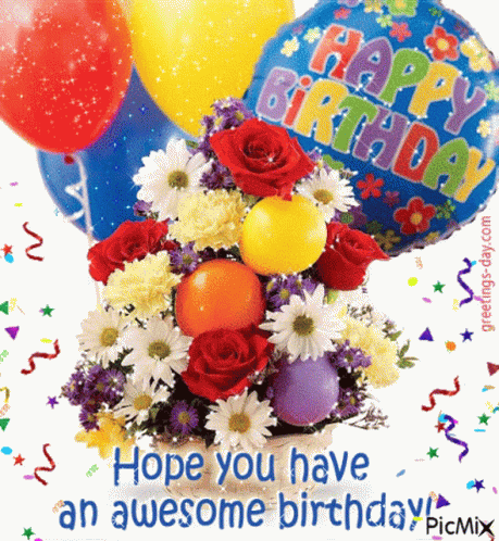 Happy Birthday Hope You Have An Awesome Birthday GIF
