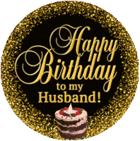 Happy Birthday Husband Sticker