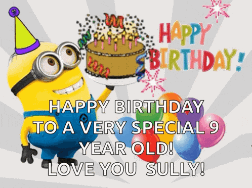 Happy Birthday Minions GIF