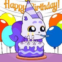 Happy Birthday Sticker